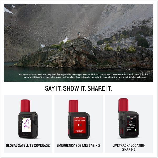 Garmin inReach Mini 3 Plus Satellite Communicator GPS-1
