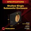 QPower 15 Inch Side Vented Kicker L7 Subwoofer Box-3