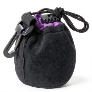 Neoprene Lens Pouch Black Purple Waterproof Camera Bag-0