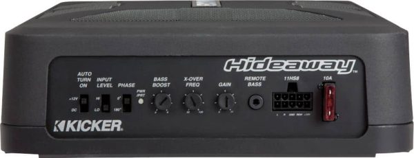 KICKER Hideaway 8 Subwoofer Enclosure Amplifier Car Audio-2