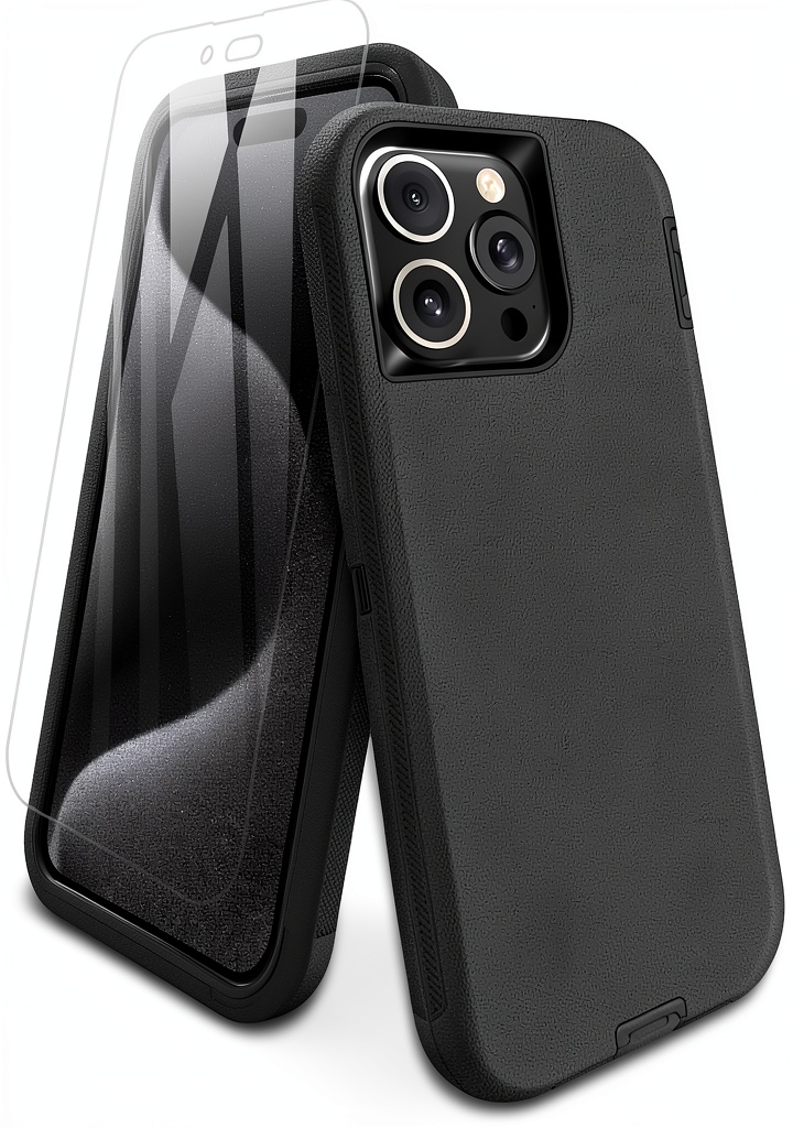Entronix iPhone 14 Pro Case Bundle showing case and screen protector components