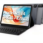 Kimlok Android 14 Tablet 10 Inch 14GB RAM 128GB Storage-0