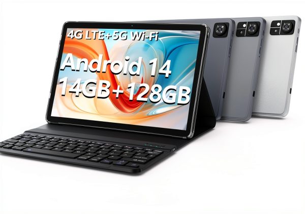 Kimlok Android 14 Tablet 10 Inch 14GB RAM 128GB Storage-0