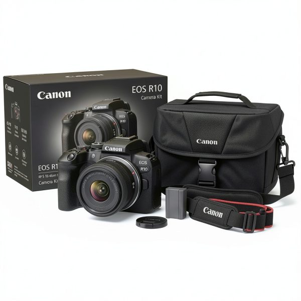 Canon EOS R10 Mirrorless Camera 4K Video Bundle Kit-0