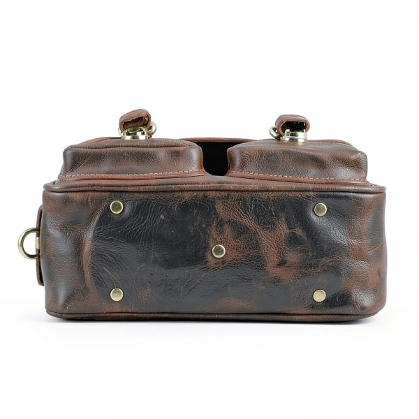 Faust Leather Camera Bag Full Grain Leather Handcrafted DSLR-1
