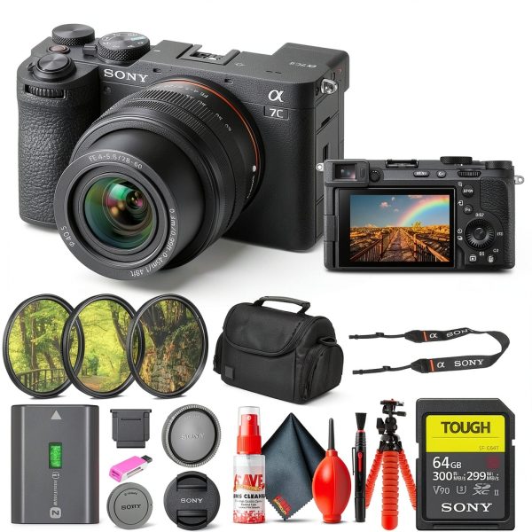 Sony a7C II Camera Full Frame 33MP 4K Video Bundle-0