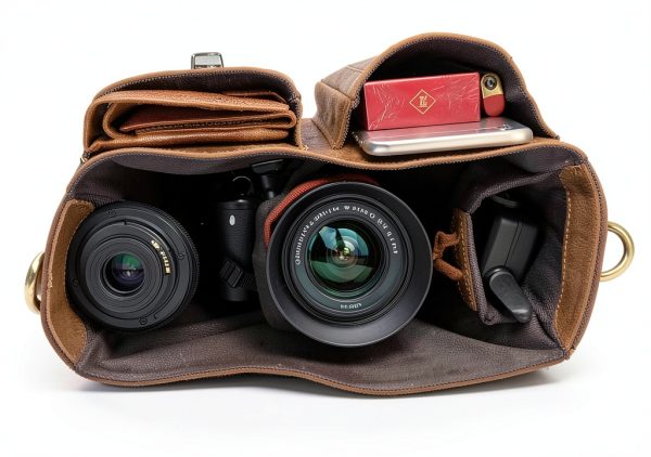 Faust Leather Camera Bag Full Grain Leather Handcrafted DSLR-8