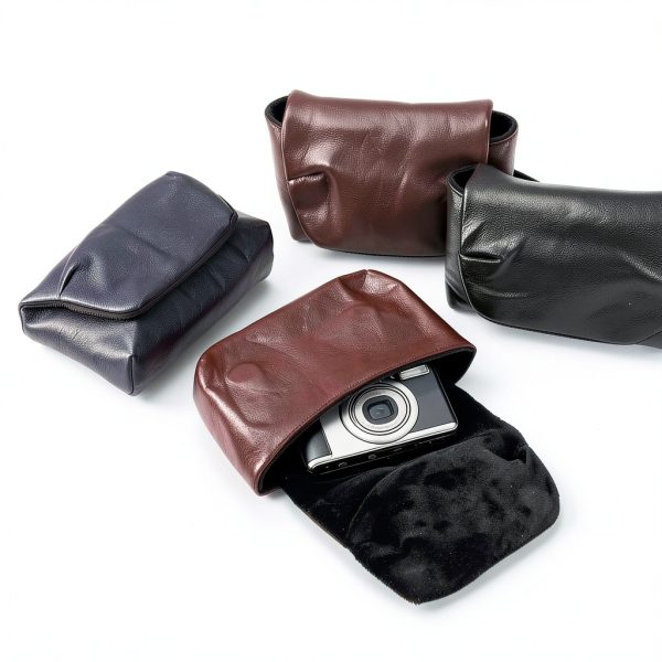 PU Camera Storage Bag for Photographers Durable Compact-4