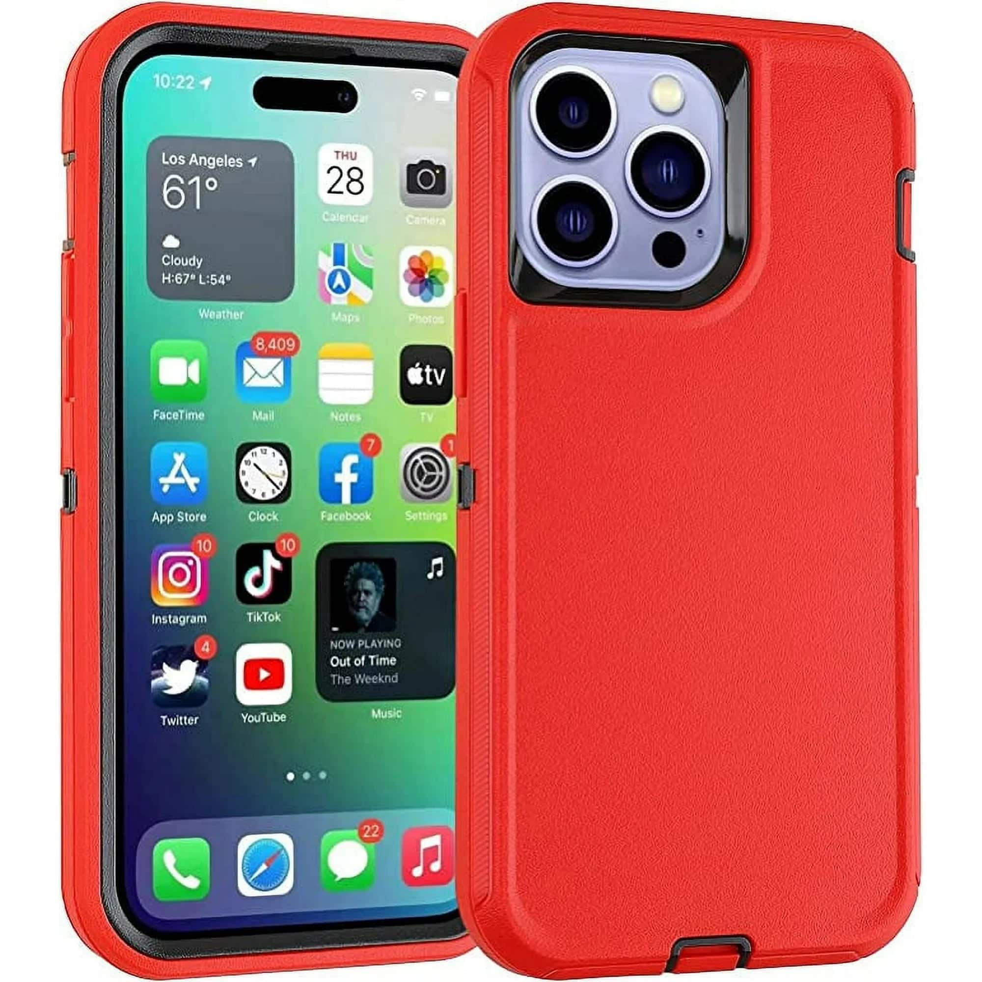 Entronix iPhone 14 Pro Max Case showing raised edges and port covers