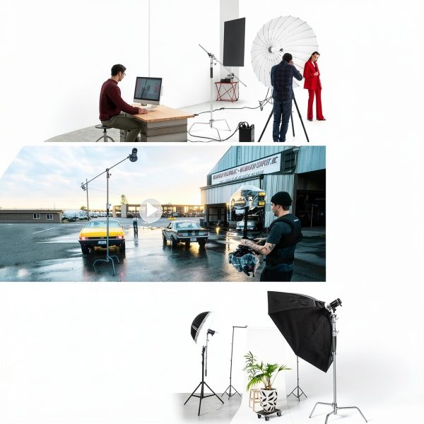 Neewer Adjustable C Stand Light Stand Boom Arm Photography-6