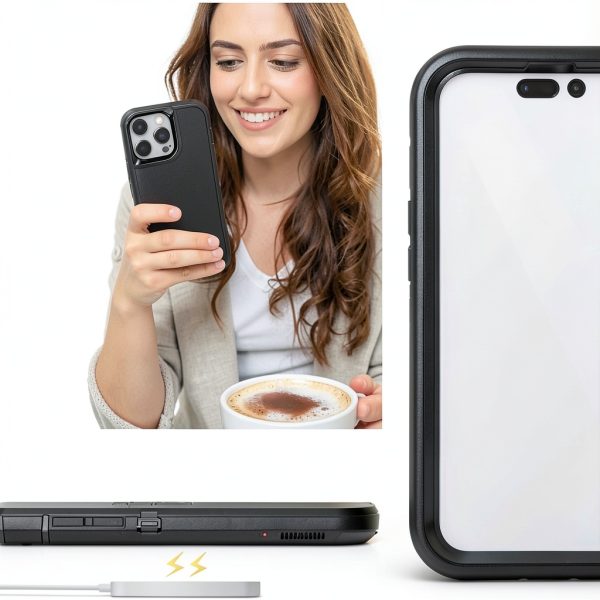 Armor Case iPhone 16 Plus Shockproof Wireless Charging-2