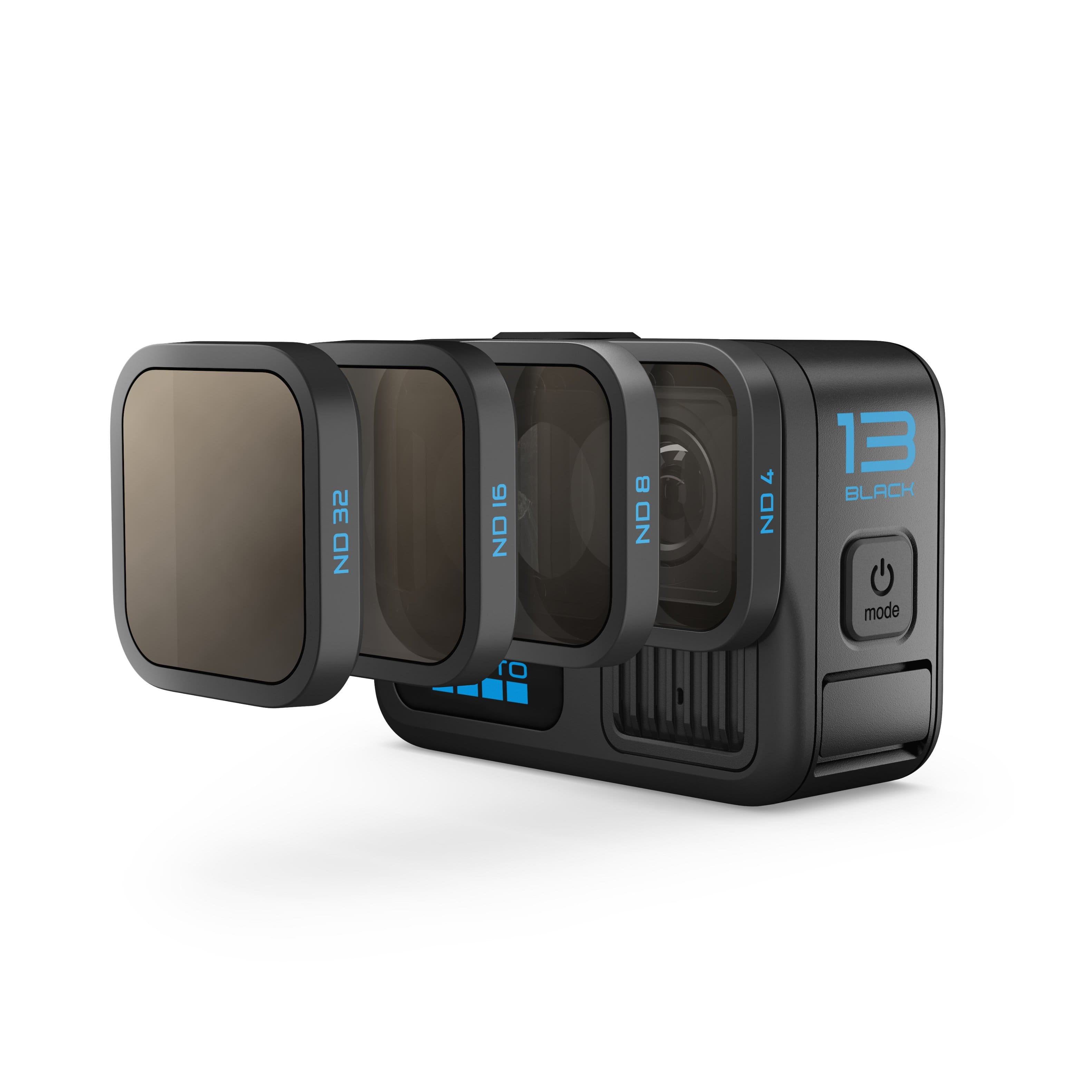 HB-Series ND filters attached to HERO13 Black camera in outdoor setting