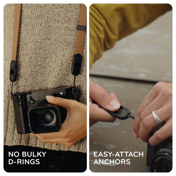 Cuff Leather Camera Wrist Strap Premium Full Grain Leather-9
