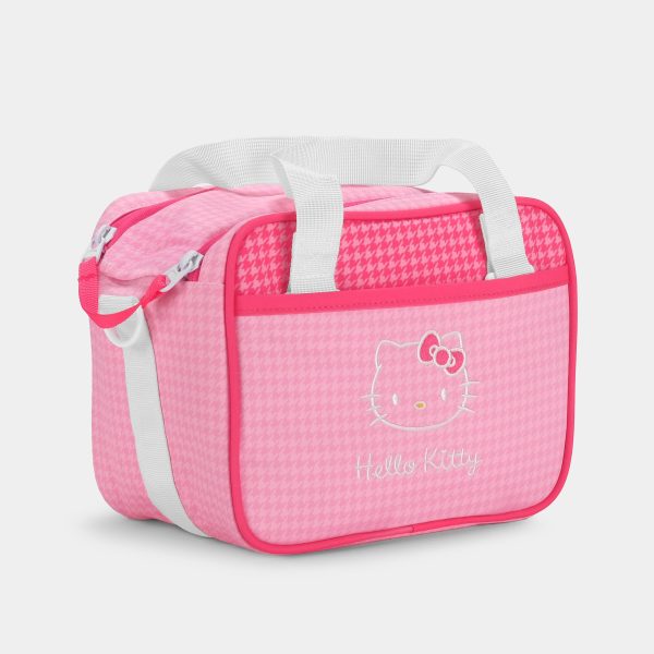 Hello Kitty Pink Camera Bag Houndstooth Design Polaroid 600-2