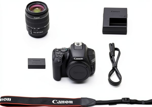 Canon EOS 250D DSLR Camera 24MP 4K Video Bundle-5