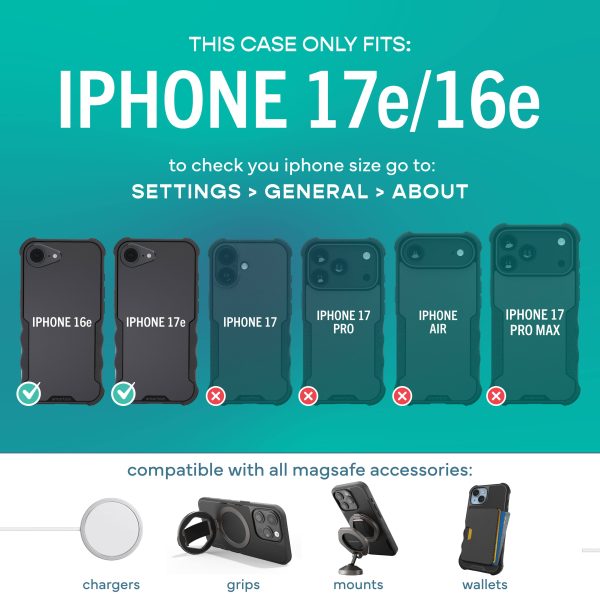 Smartish Gripzilla iPhone Case Drop Protection MagSafe-4