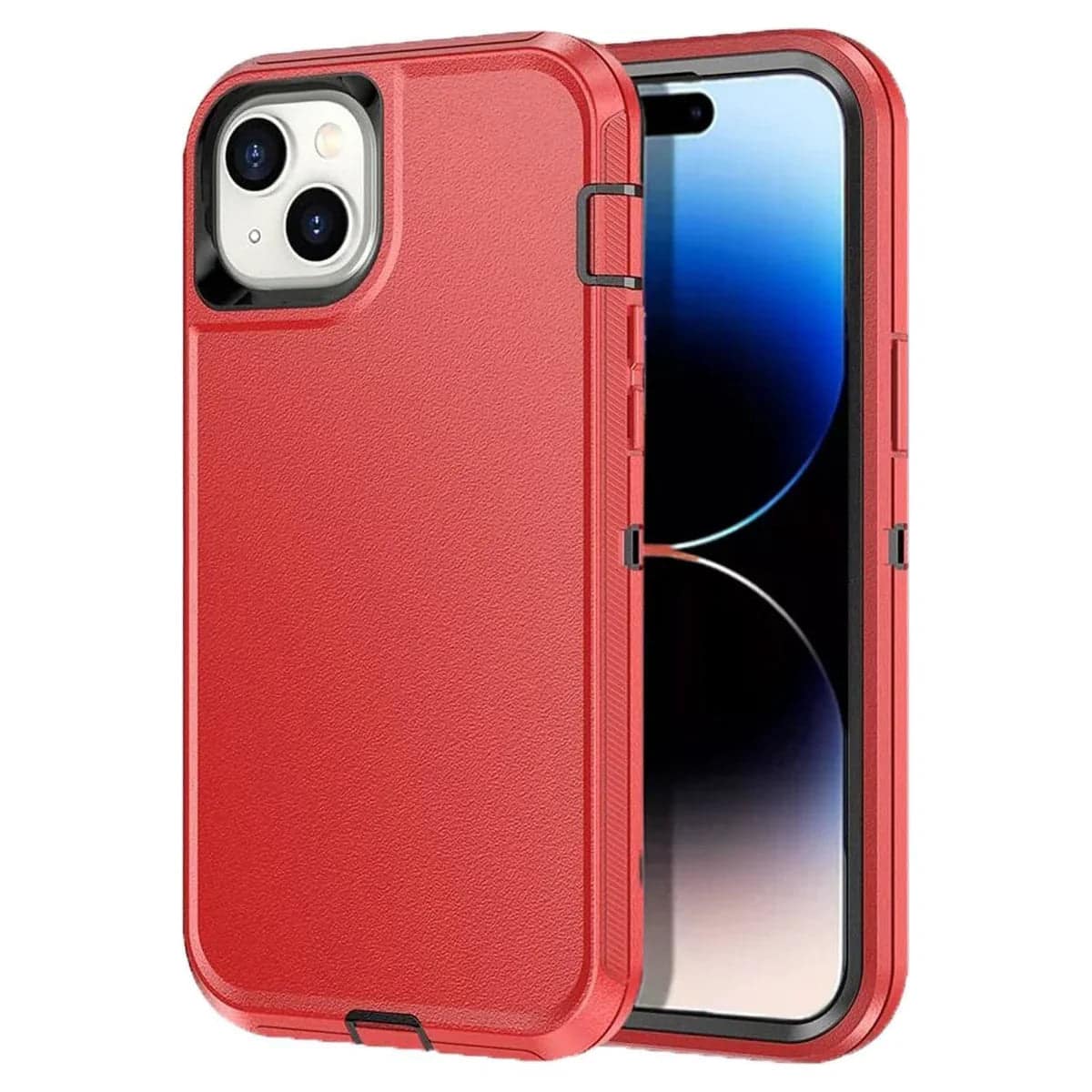 Entronix iPhone 13 case showing raised edges and port covers