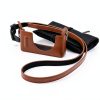 XQ1 Leather Brown Camera Case Real Leather Protection-2
