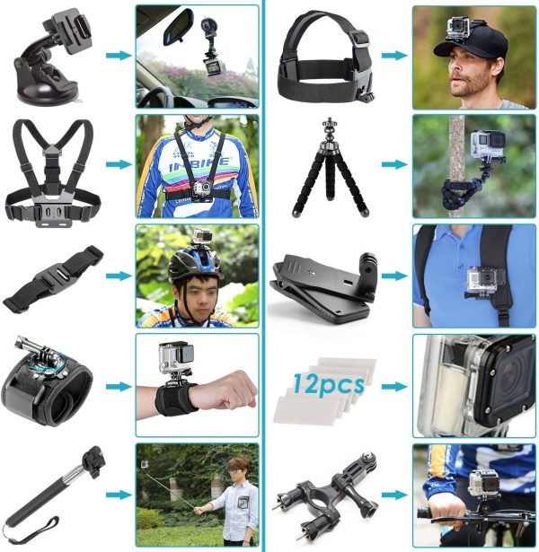 GoPro MAX 360 Action Camera Waterproof Bundle Accessory Kit-3