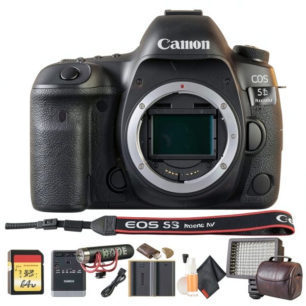 Canon EOS 5D Mark IV DSLR Camera Bundle 4K Video 30MP Sensor-5