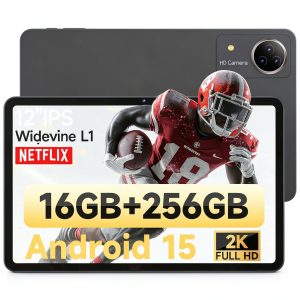 FEONAL 12 Inch Android Tablet 256GB Gaming 2K Display-0