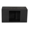 Q Power QBOMB12VLSQ 12 Inch Ported Speaker Box MDF-0