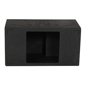 Q Power QBOMB12VLSQ 12 Inch Ported Speaker Box MDF-0