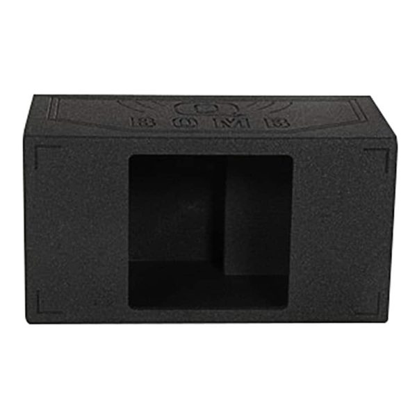 Q Power QBOMB12VLSQ 12 Inch Ported Speaker Box MDF-0