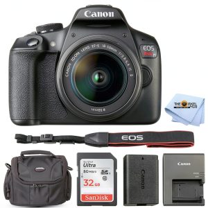 Canon EOS Rebel T7 DSLR Camera 24MP APS-C Sensor Bundle-0
