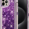 Entronix iPhone 15 Pro Glitter Case Heavy Duty Protection-0