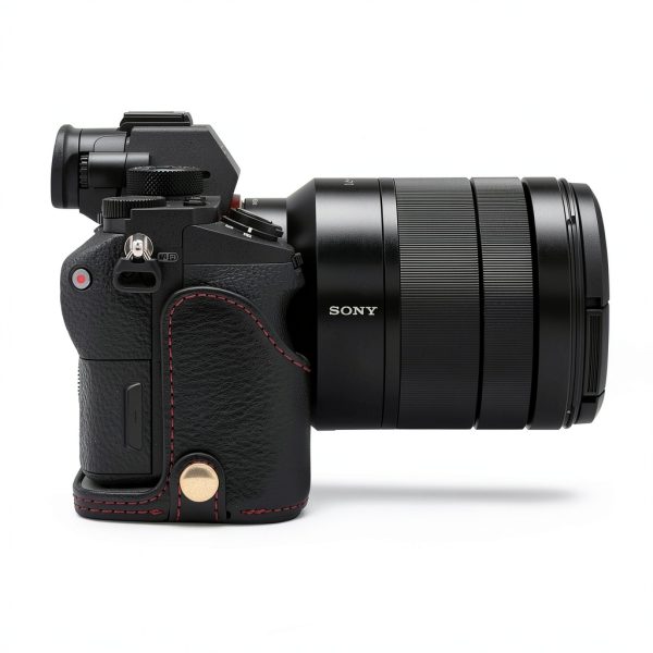 Sony Leather Camera Case Durable Protection Tripod Mountable-3