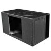 QPower 15 Inch Side Vented Kicker L7 Subwoofer Box-0