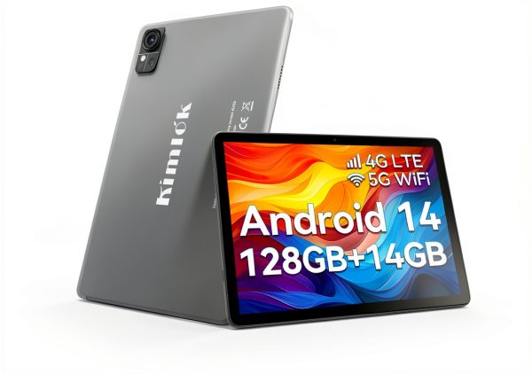 Kimlok Android 14 Tablet 10 Inch 128GB 14GB RAM 4G LTE-0