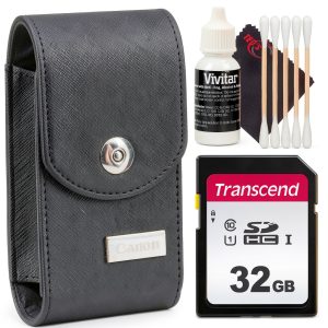 Canon Leather Camera Case PowerShot SX740 Bundle Protective-0