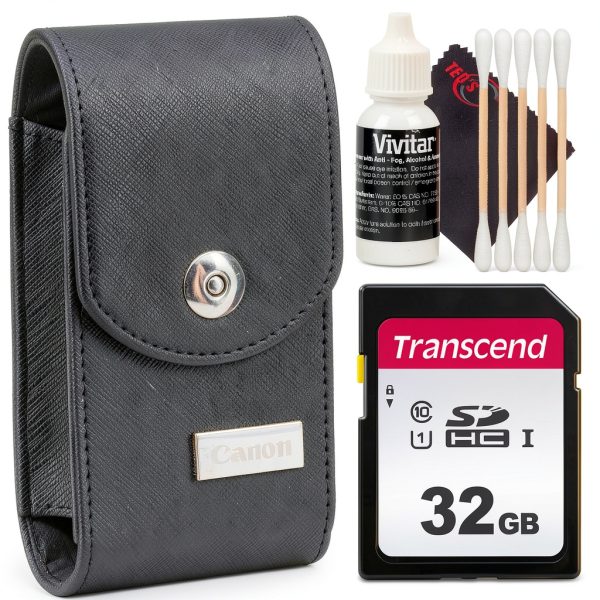 Canon Leather Camera Case PowerShot SX740 Bundle Protective-0