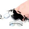 Drawstring PU Camera Bag Sky Blue Compact Mirrorless Camera-4