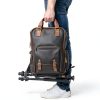 Gaetano Large Leather Backpack Camera Bag Photographers-10