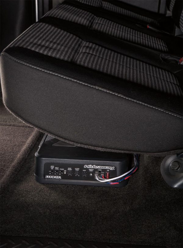 KICKER Hideaway 8 Subwoofer Enclosure Amplifier Car Audio-5