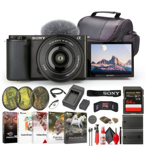 Sony ZV-E10 Mirrorless Camera Bundle Vlogging Content-0