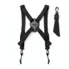 Leather Binocular Harness Adjustable Strains Outdoor Gear-0
