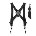 Leather Binocular Harness Adjustable Strains Outdoor Gear-0