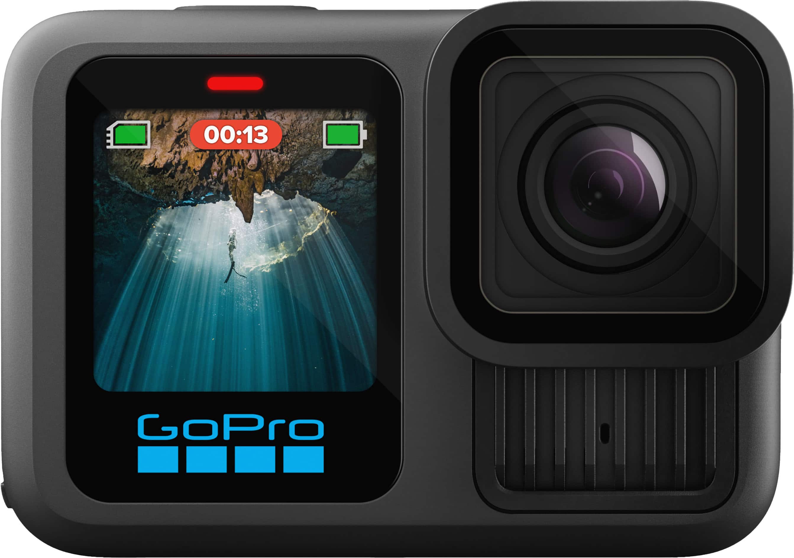 GoPro HERO13 Black in use during a mountain biking adventure