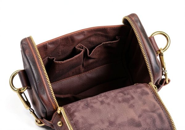 Calista Small Leather Camera Bag Full Grain Leather DSLR-13