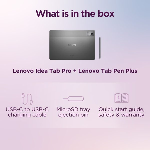 Lenovo Idea Tab Pro 12.7 3K Tablet 8GB RAM 256GB UFS-10
