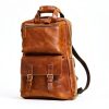 MANN Bag Leather Camera Backpack Quick Access Compartment-5