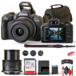 Canon EOS R50 Mirrorless Camera 24MP 4K Vlogging Kit-0