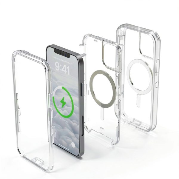 Entronix Magnetic Case iPhone 12 Pro Clear Protection-3