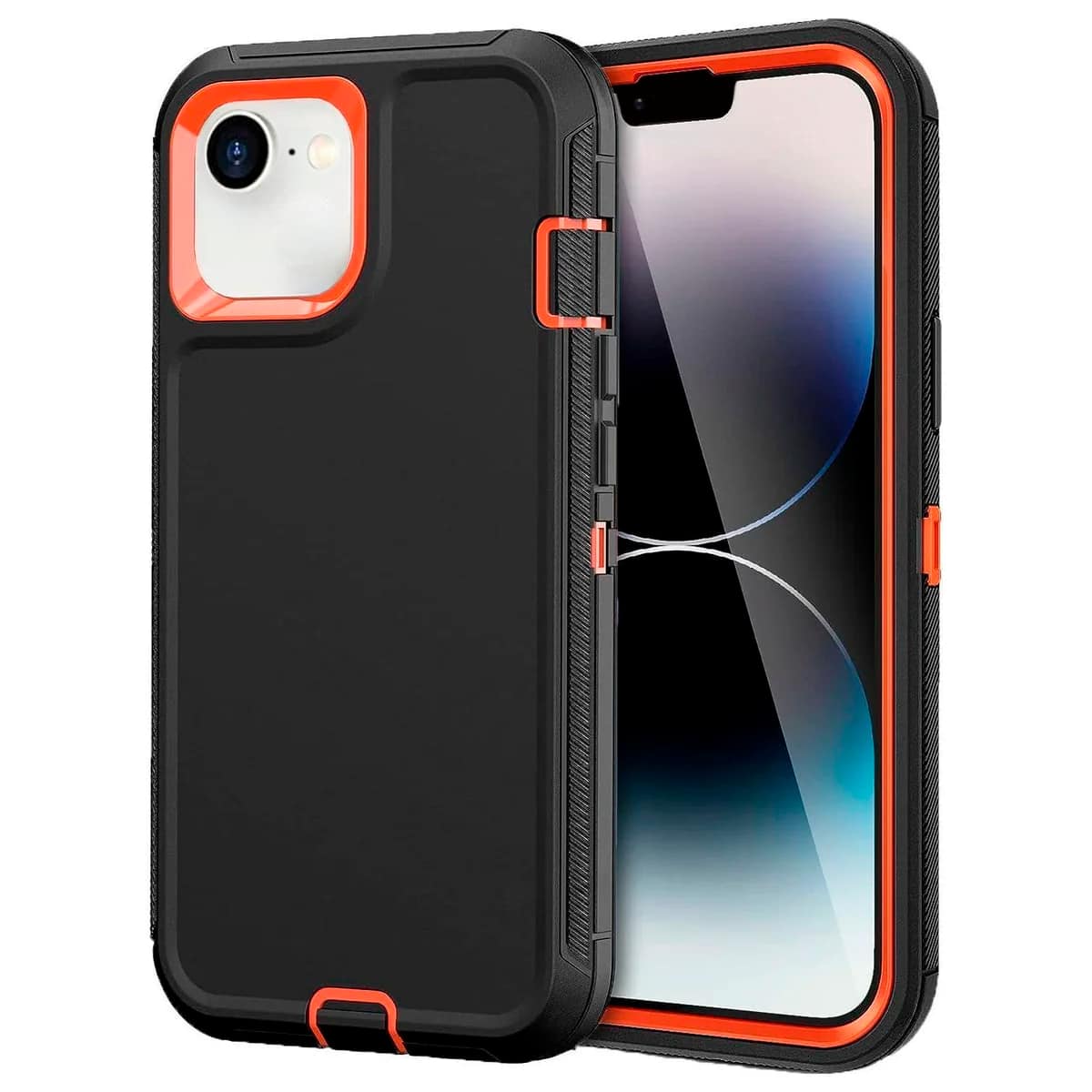 Entronix Heavy Duty Case showing triple-layer construction and color options