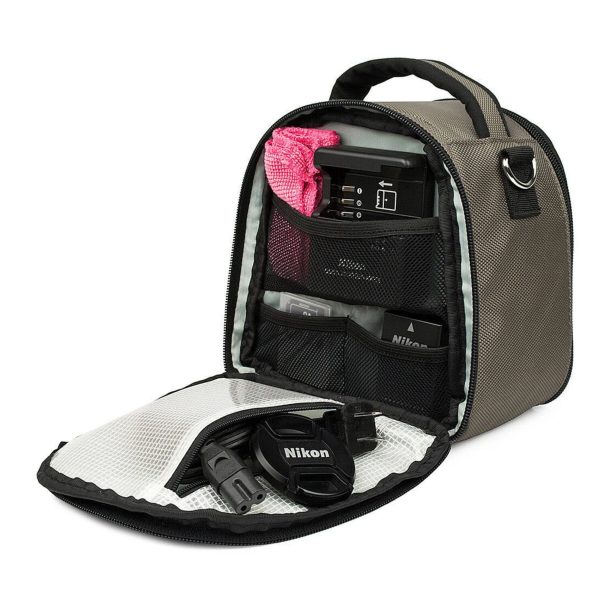 DSLR Camera Shoulder Bag Water Resistant Nylon Padded-2
