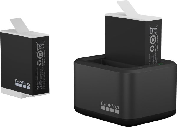 GoPro Dual Charger Enduro Batteries HERO12 HERO11 HERO10-0